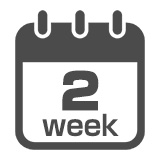 最長2週間