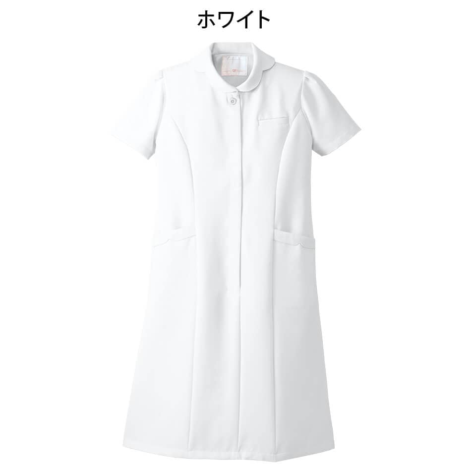 花形衿ワンピース