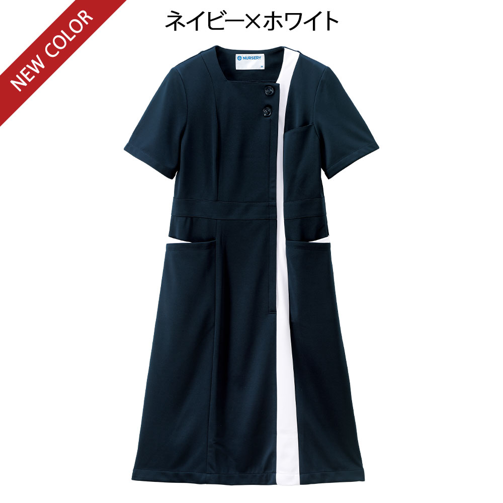 スクエアカラーワンピース