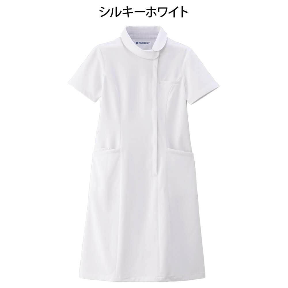 ホワイトリリー ロールカラーワンピース