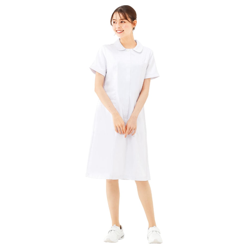 制電クールストレッチ パイピングワンピース