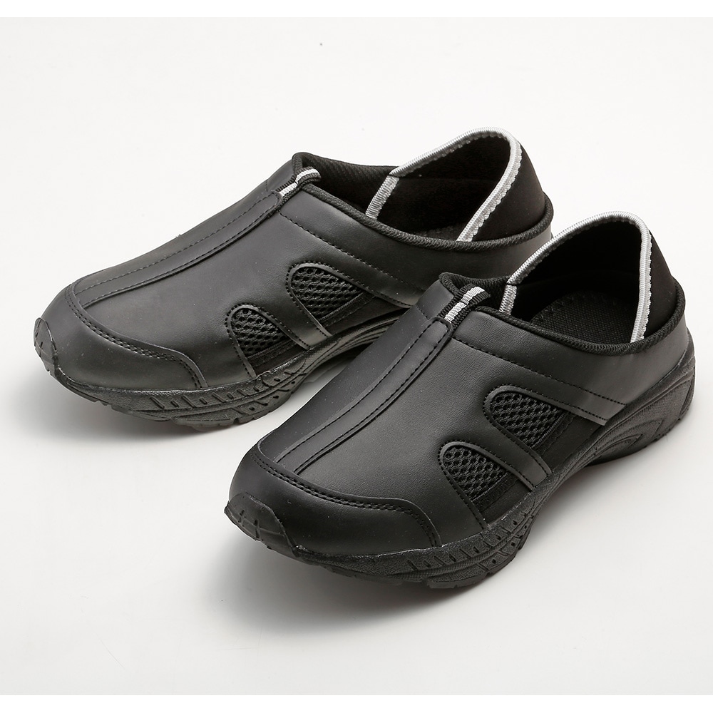 定番2Wayデイリーシューズ ブラック(4E/男女兼用)