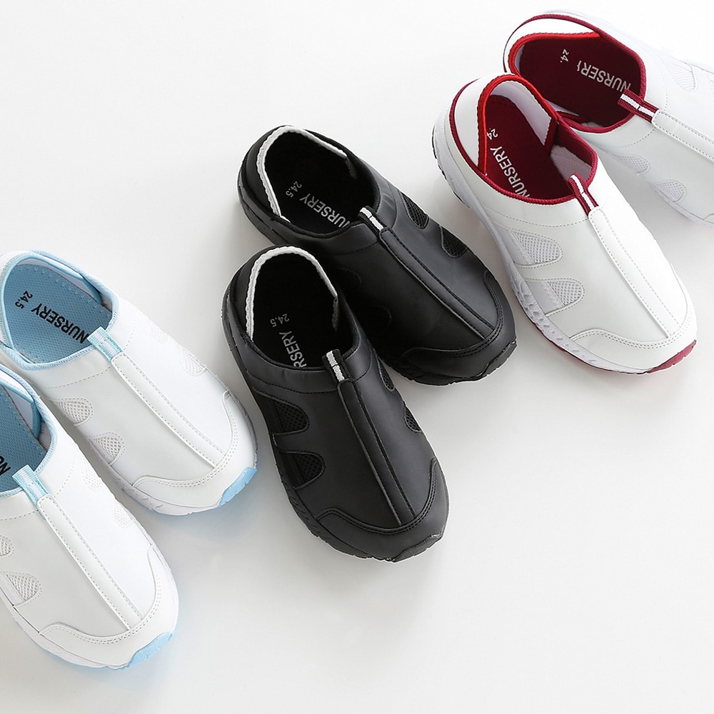 定番2Wayデイリーシューズ ブラック(4E/男女兼用)