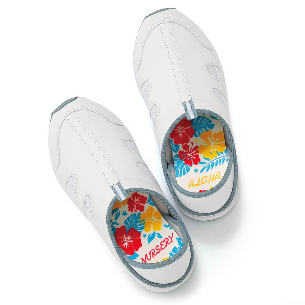 【キャンペーン価格】定番2Wayデイリーシューズ(4E/男女兼用)ハイビスカス