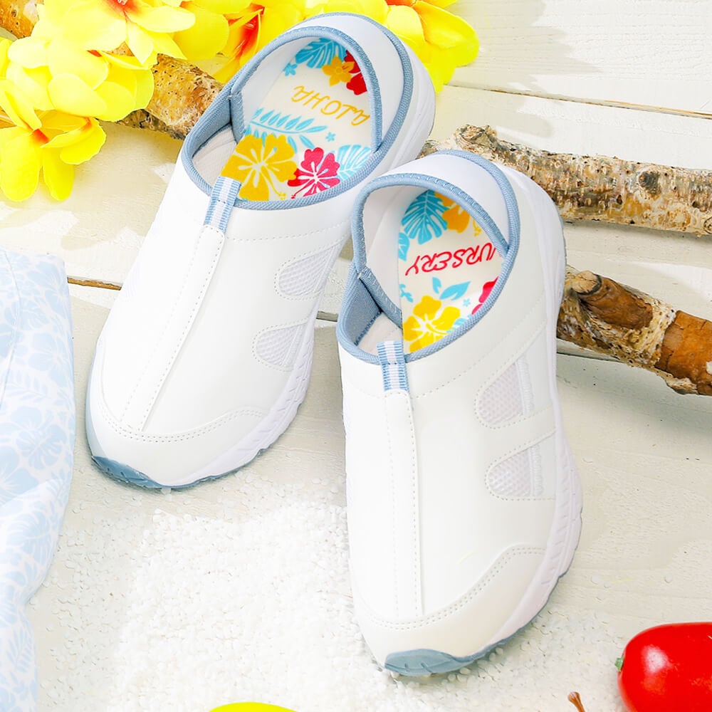 【キャンペーン価格】定番2Wayデイリーシューズ(4E/男女兼用)ハイビスカス