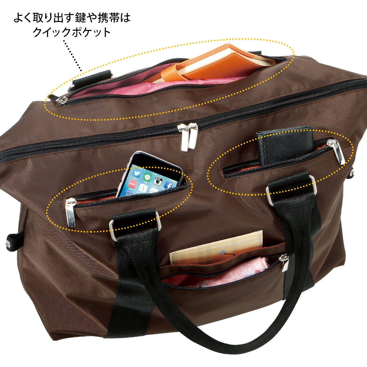 使いやすさにとことんこだわった大容量訪問バッグ