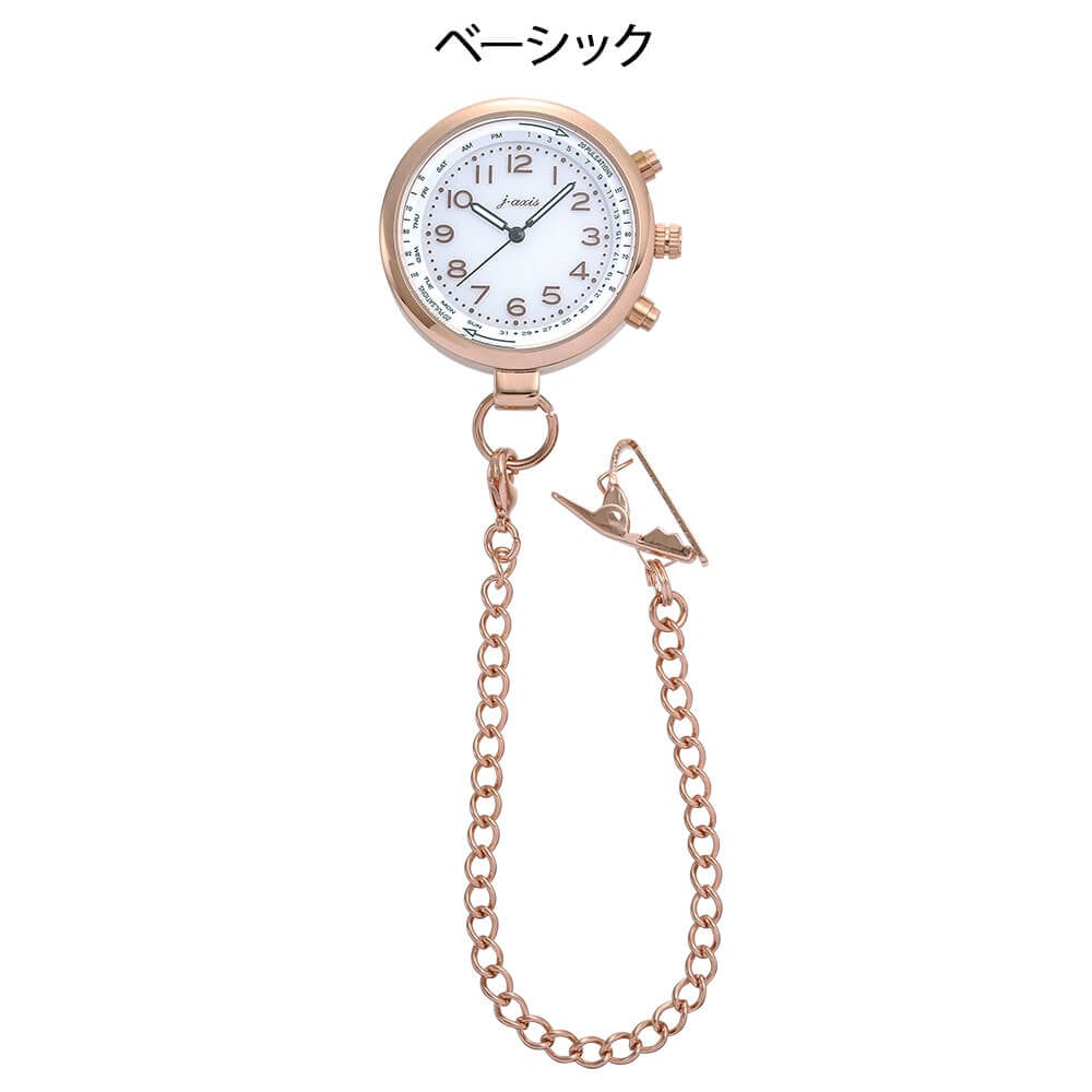 電波式ナースウォッチ ピンクゴールド
