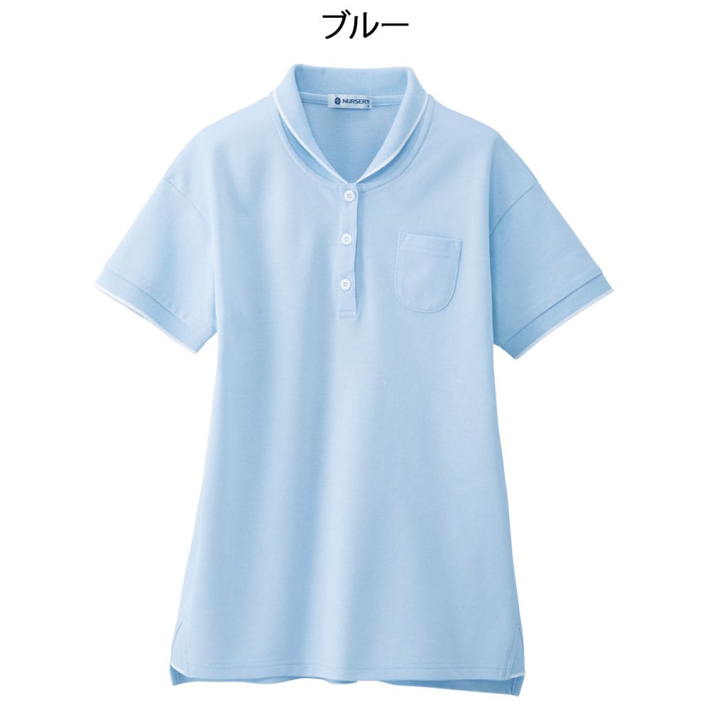 ナノファイン 制菌丸襟ポロシャツ
