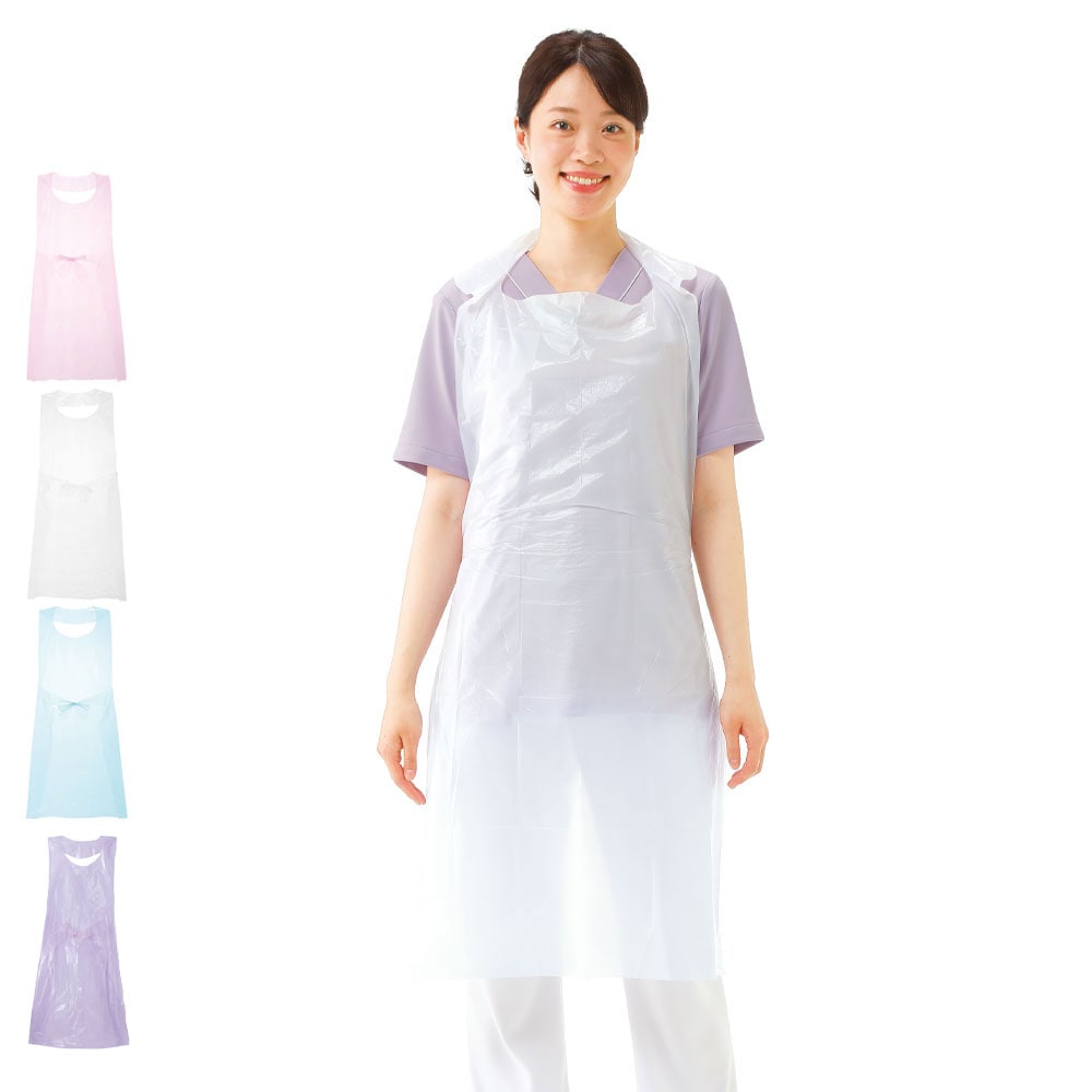 袖なし 使い捨てエプロンN(50枚入)