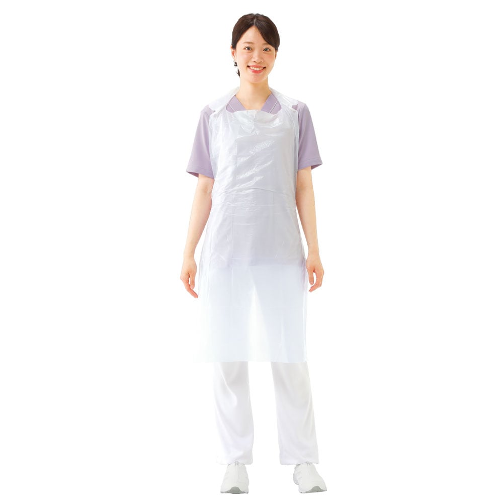 袖なし 使い捨てエプロンN(50枚入)