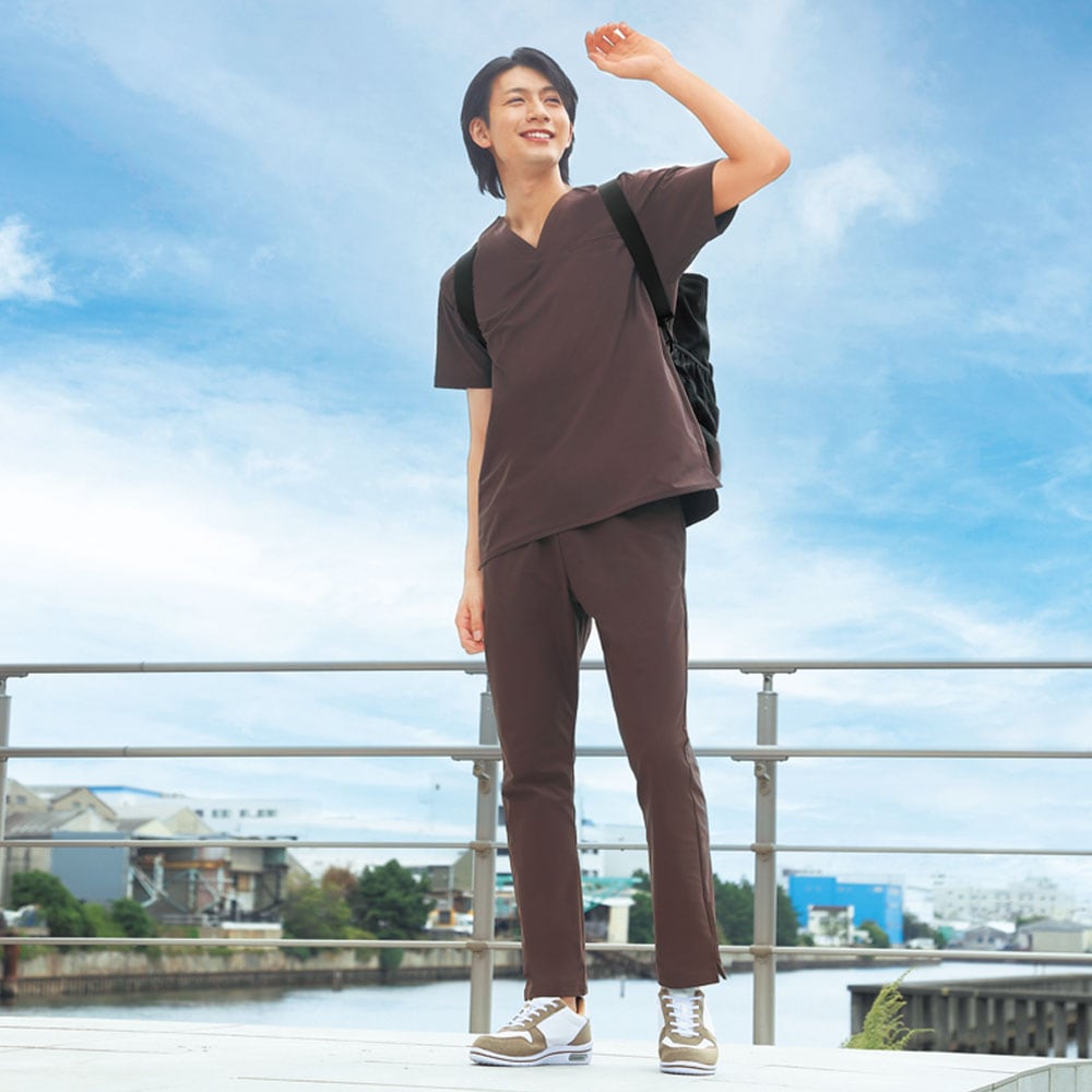 アースカラー スエード調シューズ(男女兼用)