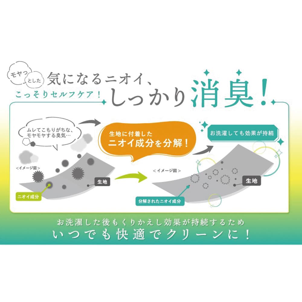 消臭スパッツ 1分丈