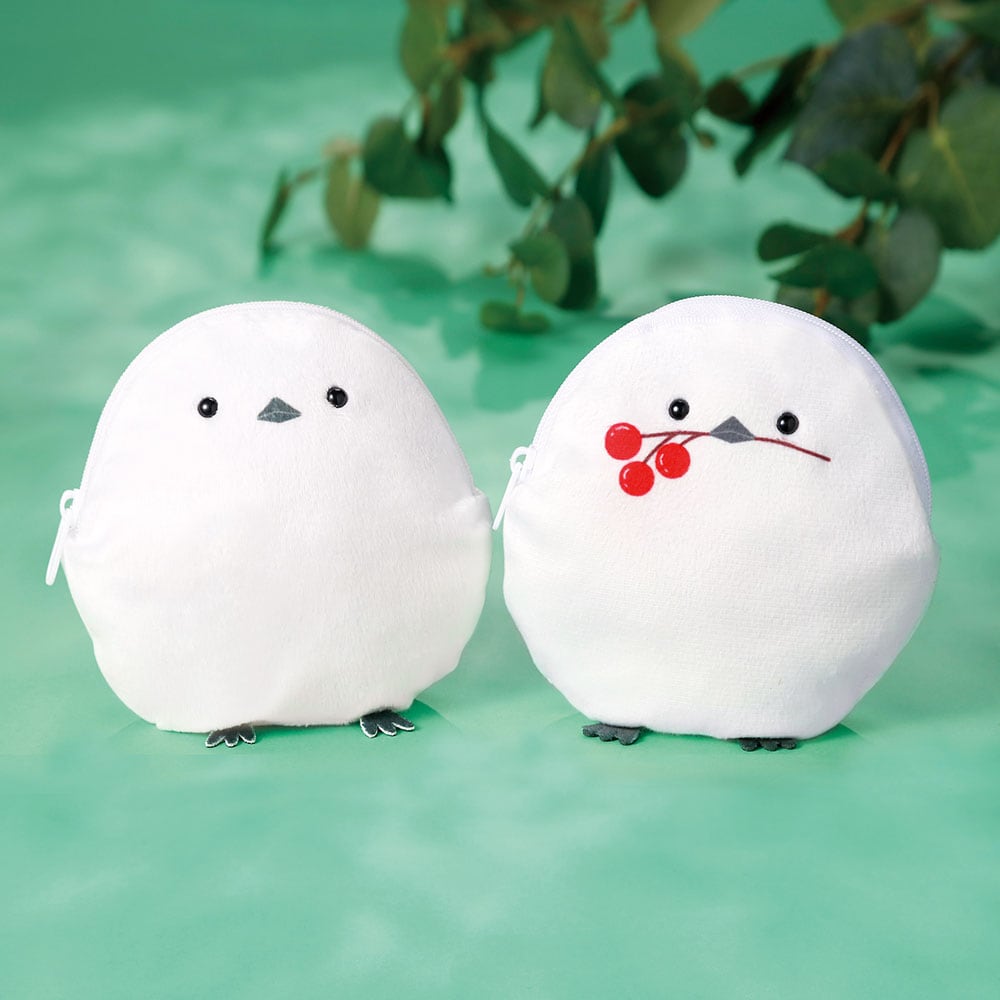 ポケットの中で飼えちゃうふわふわシマエナガポーチ