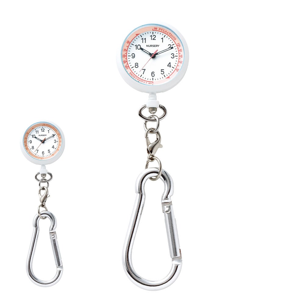 付け替え畜光ナースウォッチ(カラビナ/チェーン)