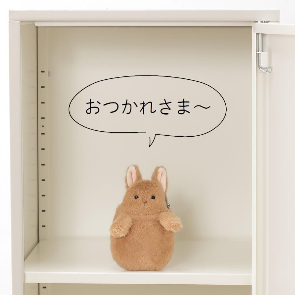 【サマーセール】ひょっこりお顔がキュートなウサギポーチ