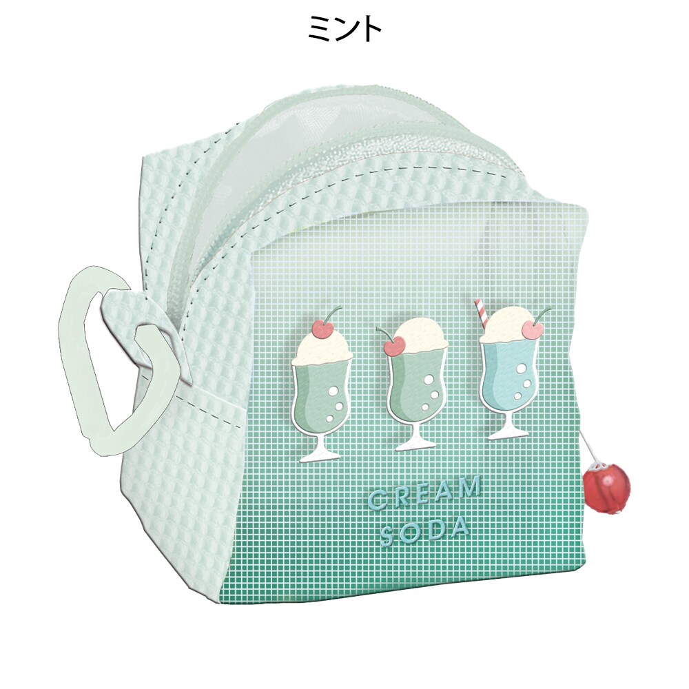 クリームソーダ ミニポーチ