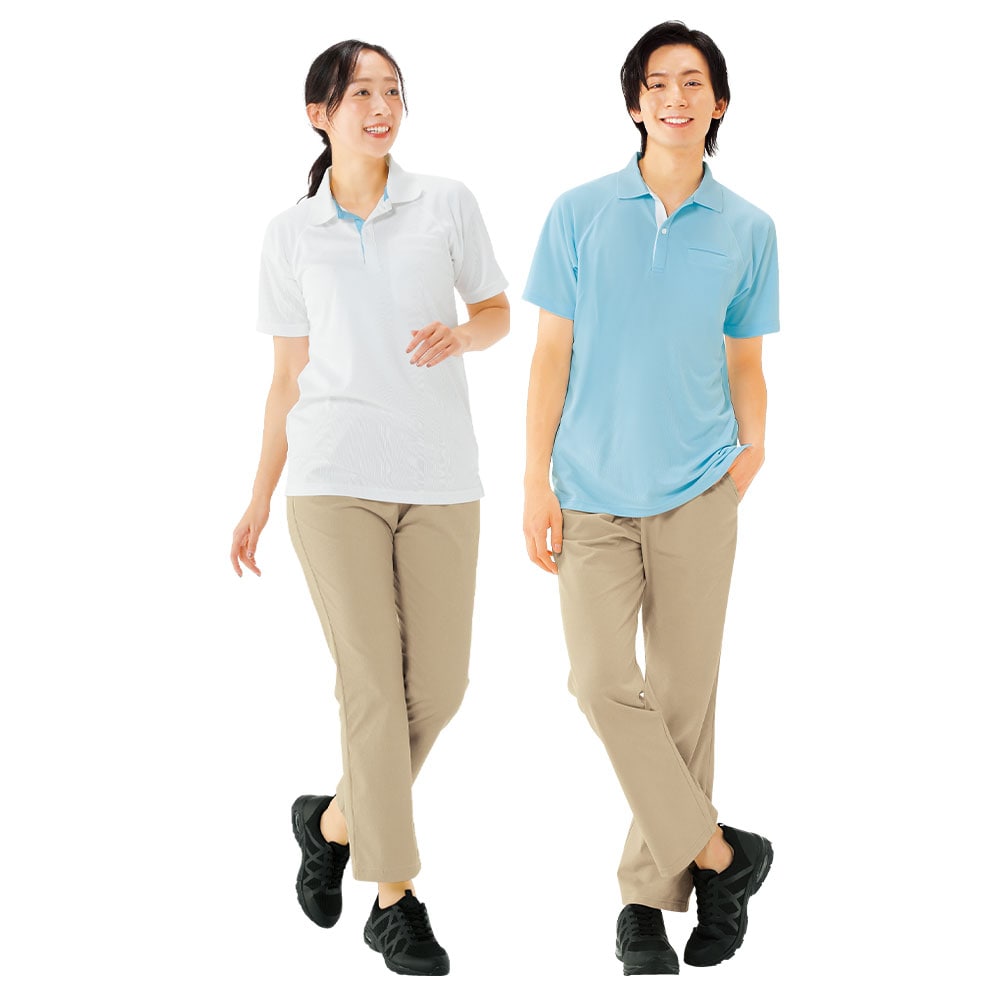 風が通り抜ける接触冷感ストレッチチノパンツ(男女兼用)