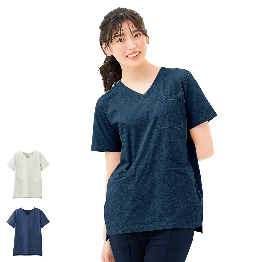 楽ちんなのにきちんと見えるスクラブみたいなTシャツ(男女兼用)
