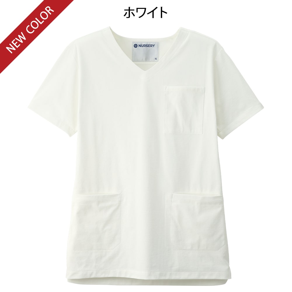 楽ちんなのにきちんと見えるスクラブみたいなTシャツ(男女兼用)