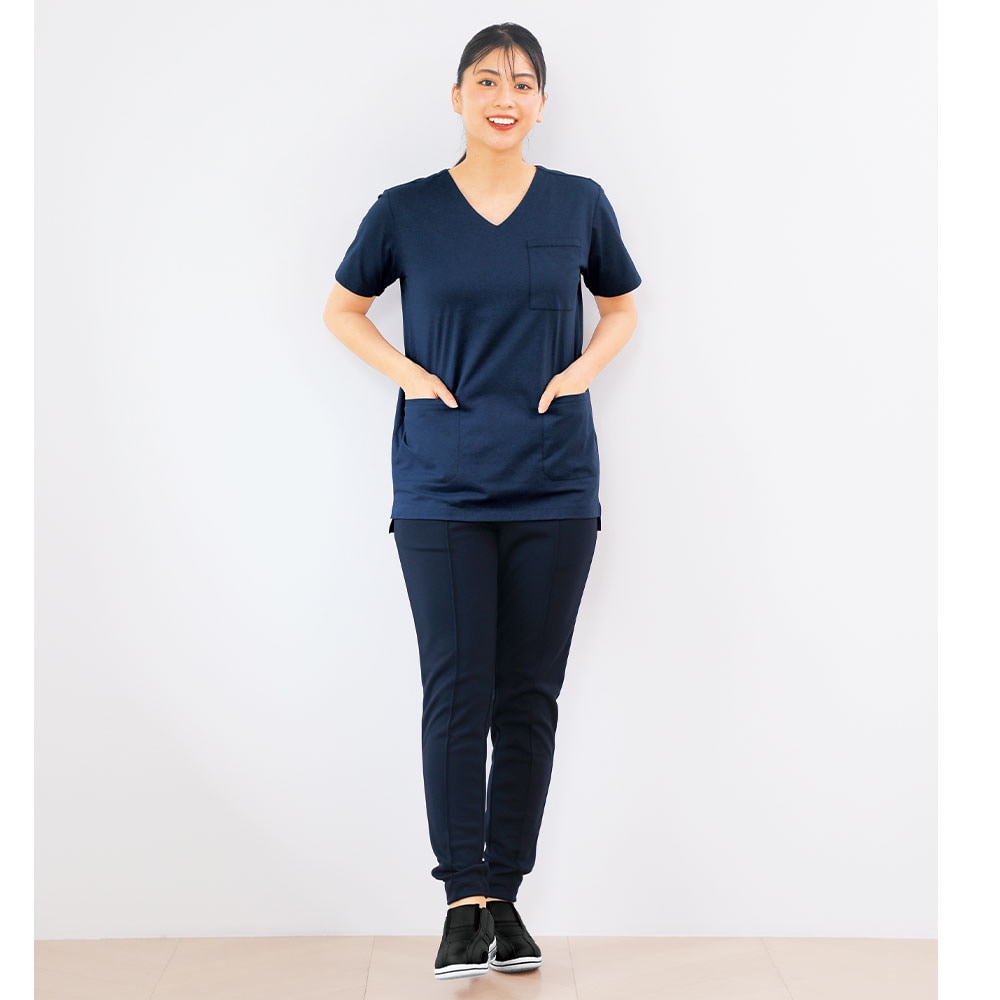 楽ちんなのにきちんと見えるスクラブみたいなTシャツ(男女兼用)