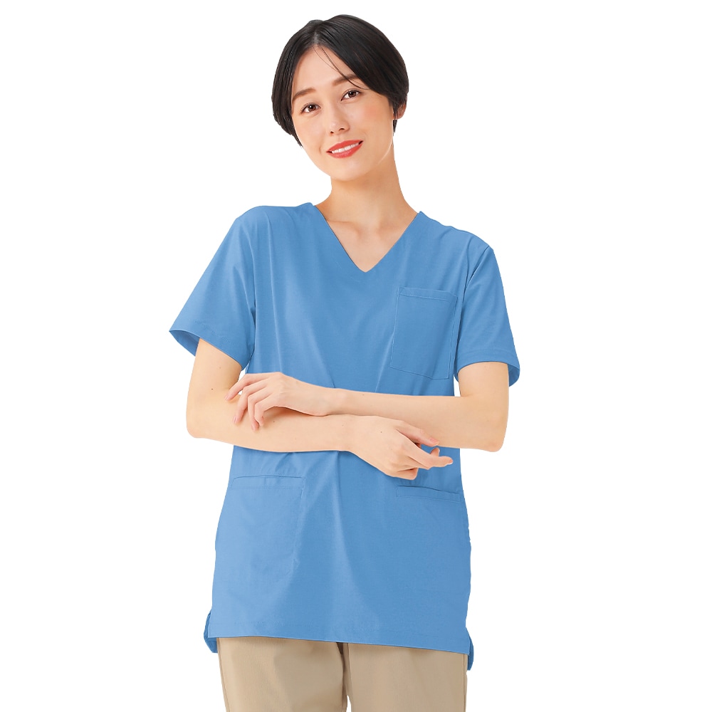 楽ちんなのにきちんと見えるスクラブみたいなTシャツ(男女兼用)