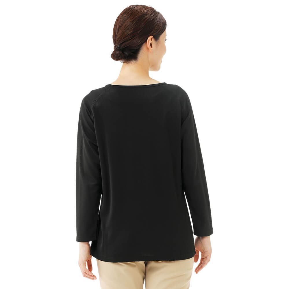 不快感をシャットアウト 消臭制電8分袖Tシャツ(男女兼用)