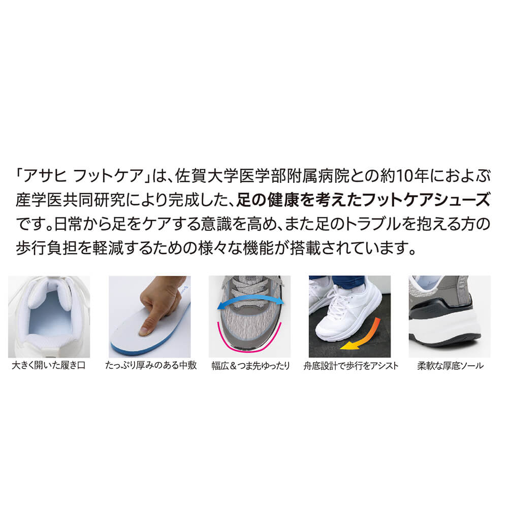 アサヒ フットケア メッシュスニーカー