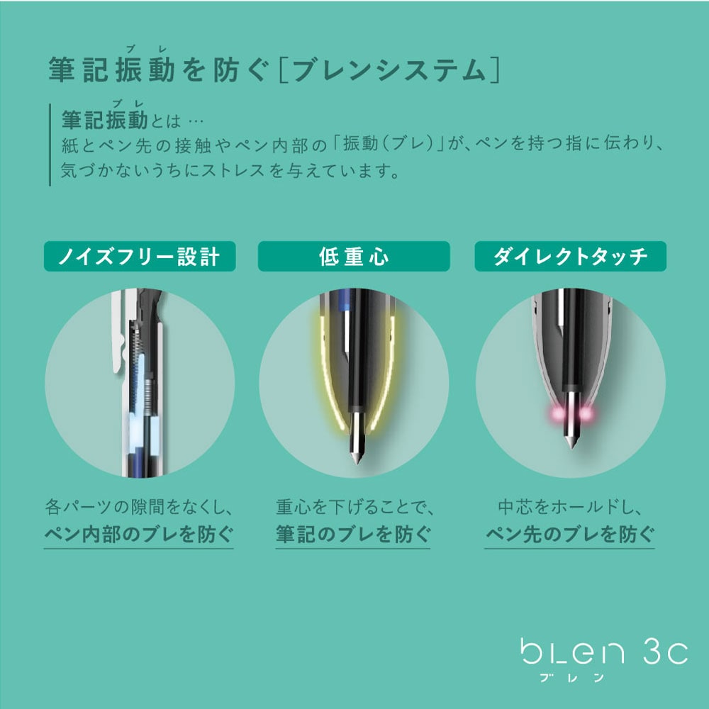 3色ボールペン blen 3C 0.5