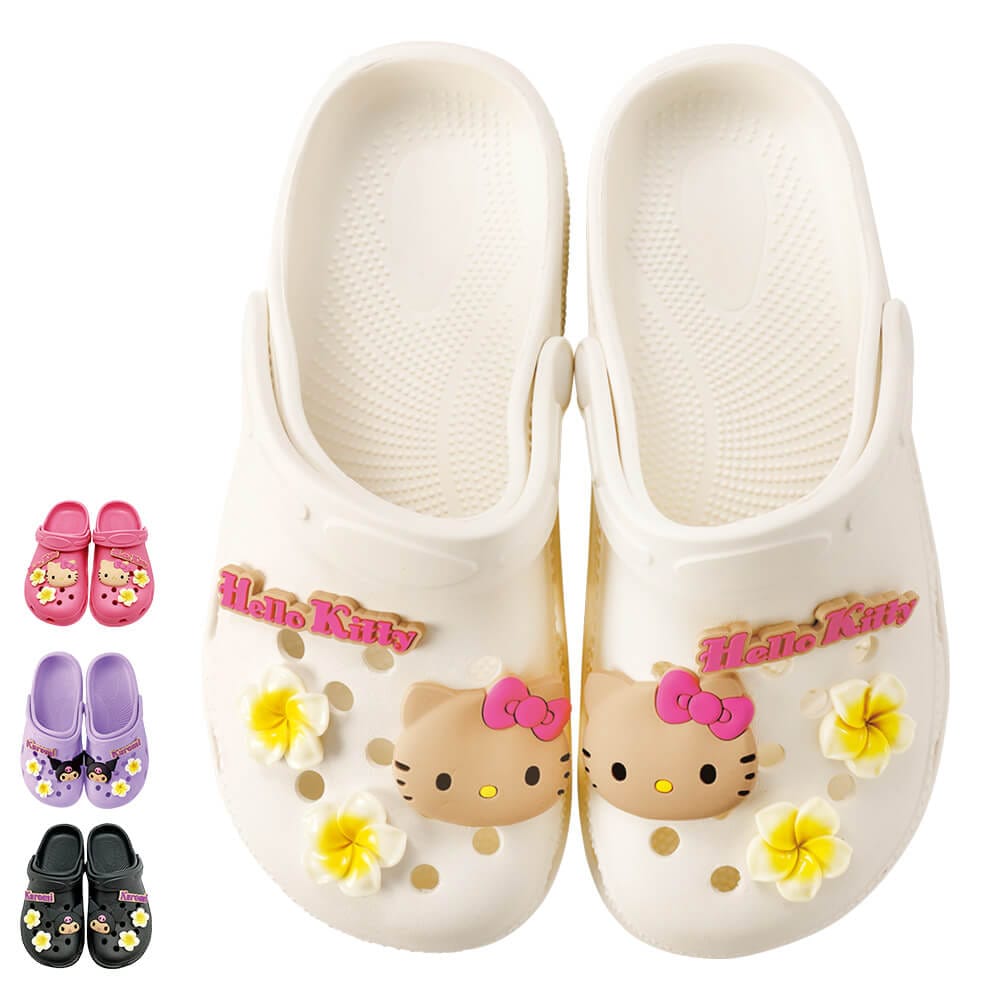 日焼けハローキティ＆クロミ レディスEVAサンダル SA1153