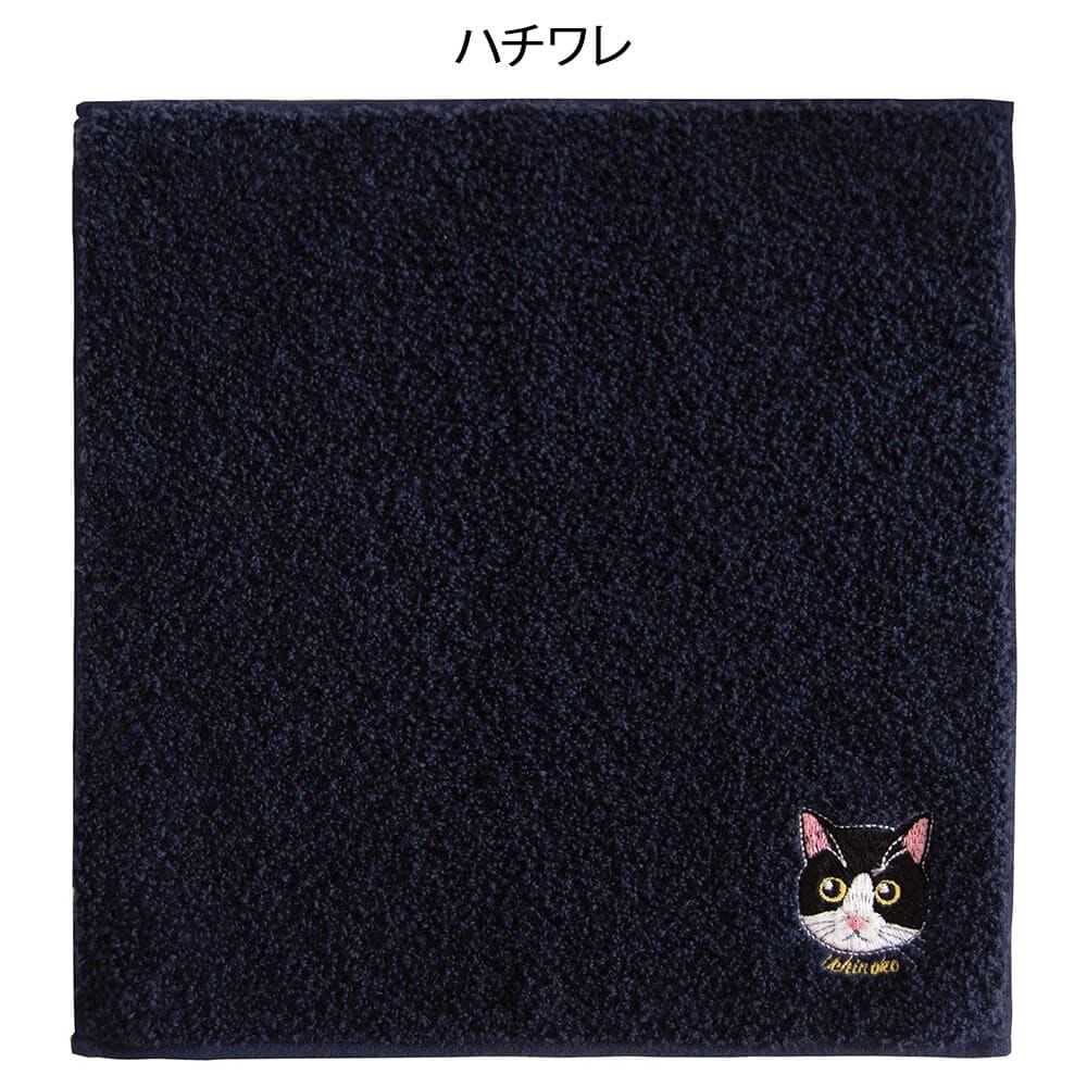 Uchinoko mate にゃんこシリーズ 刺繍ハンカチ(BOX入り)