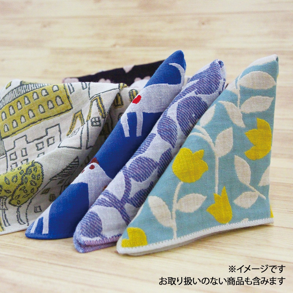 Pochi 3層ガーゼハンカチ