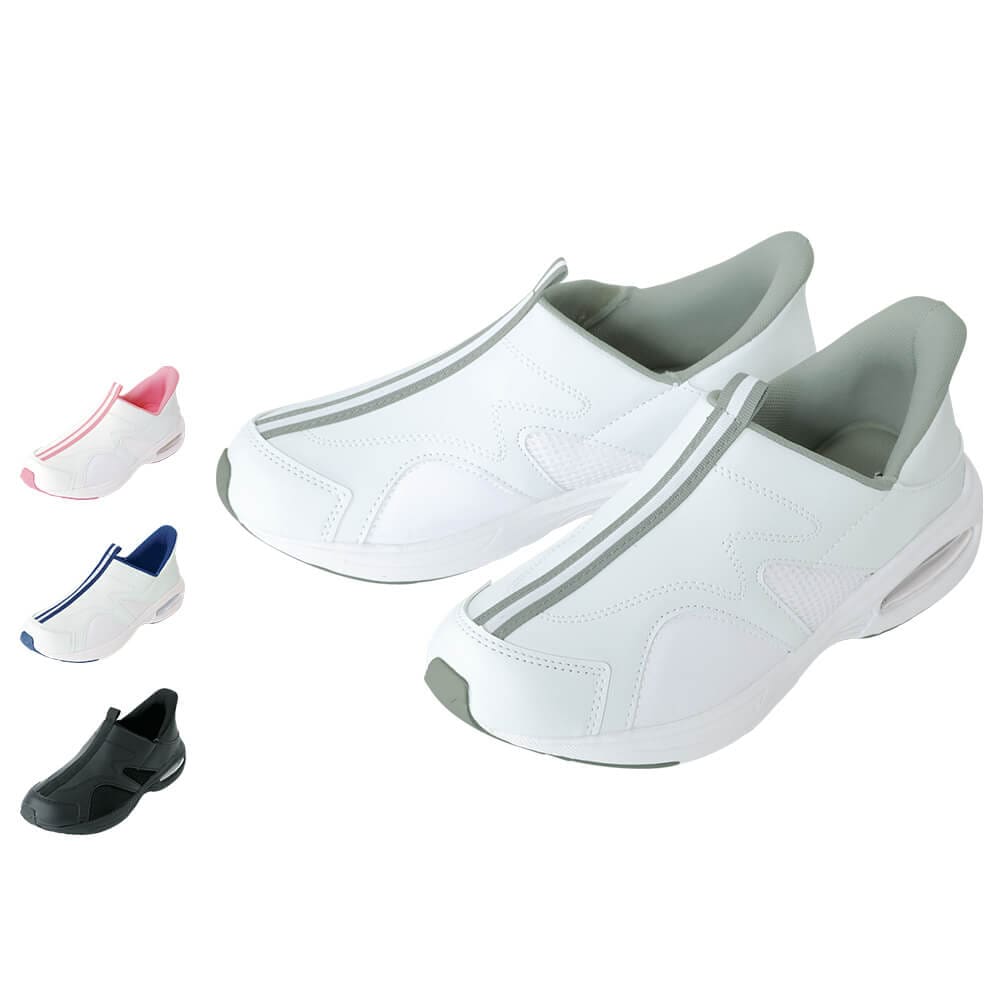 ウィングナース 外反母趾に優しい消臭クッションインソール ハンズフリーシューズ