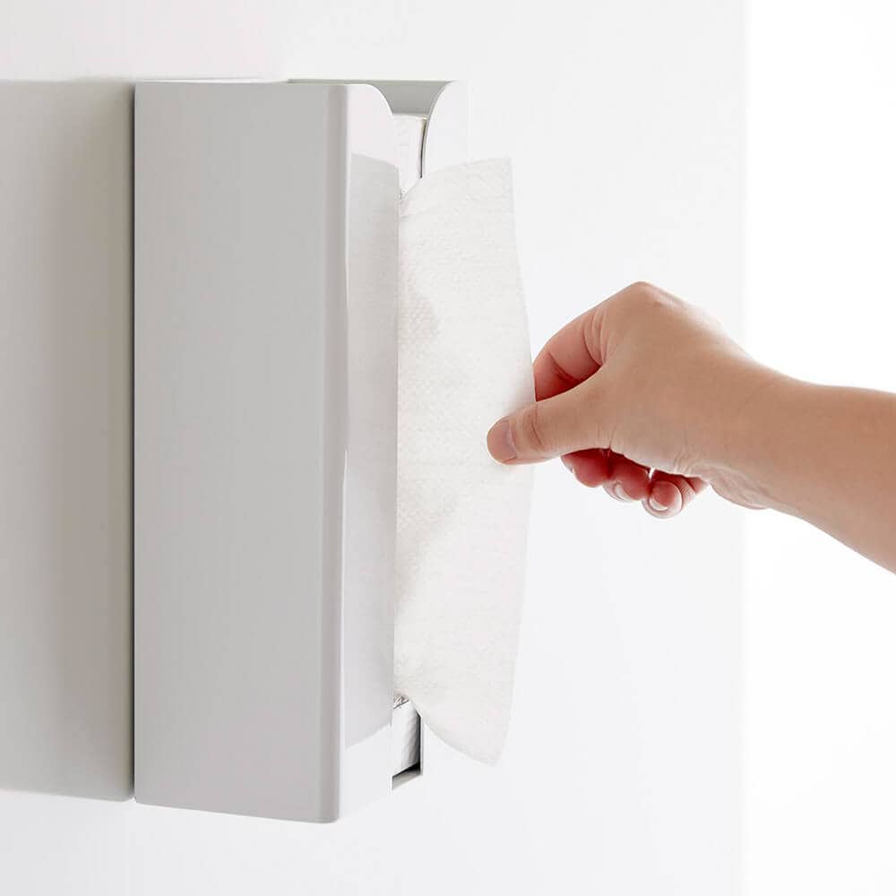 タワー マグネットポリ袋＆キッチンペーパーホルダー