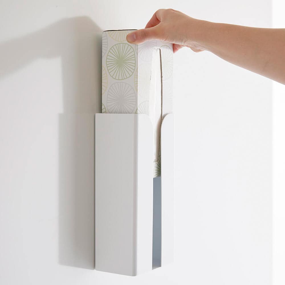 タワー マグネットポリ袋＆キッチンペーパーホルダー