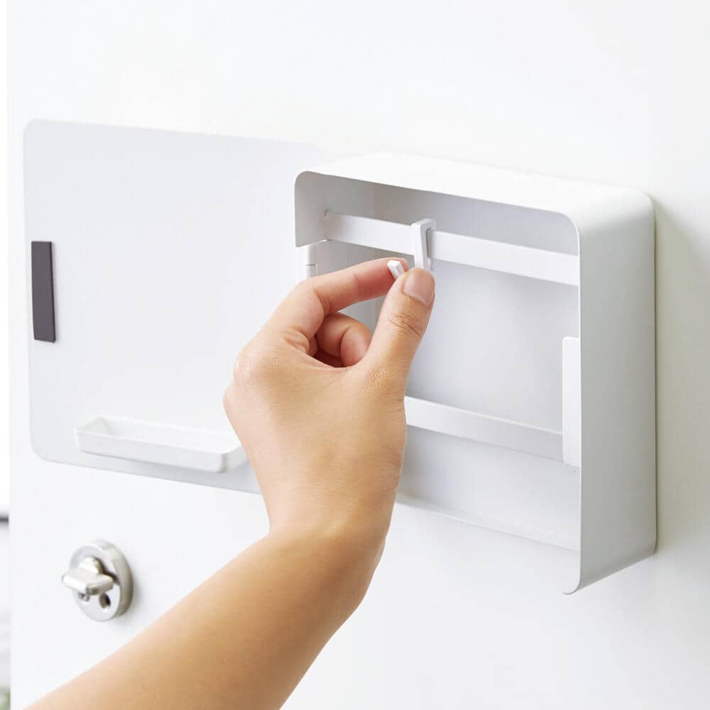 タワー マグネットキーフック2段