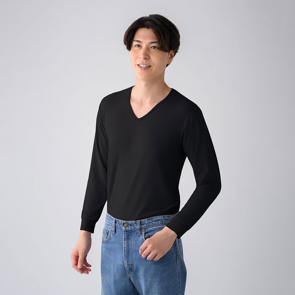 ReD Vネックインナー 長袖(メンズ)