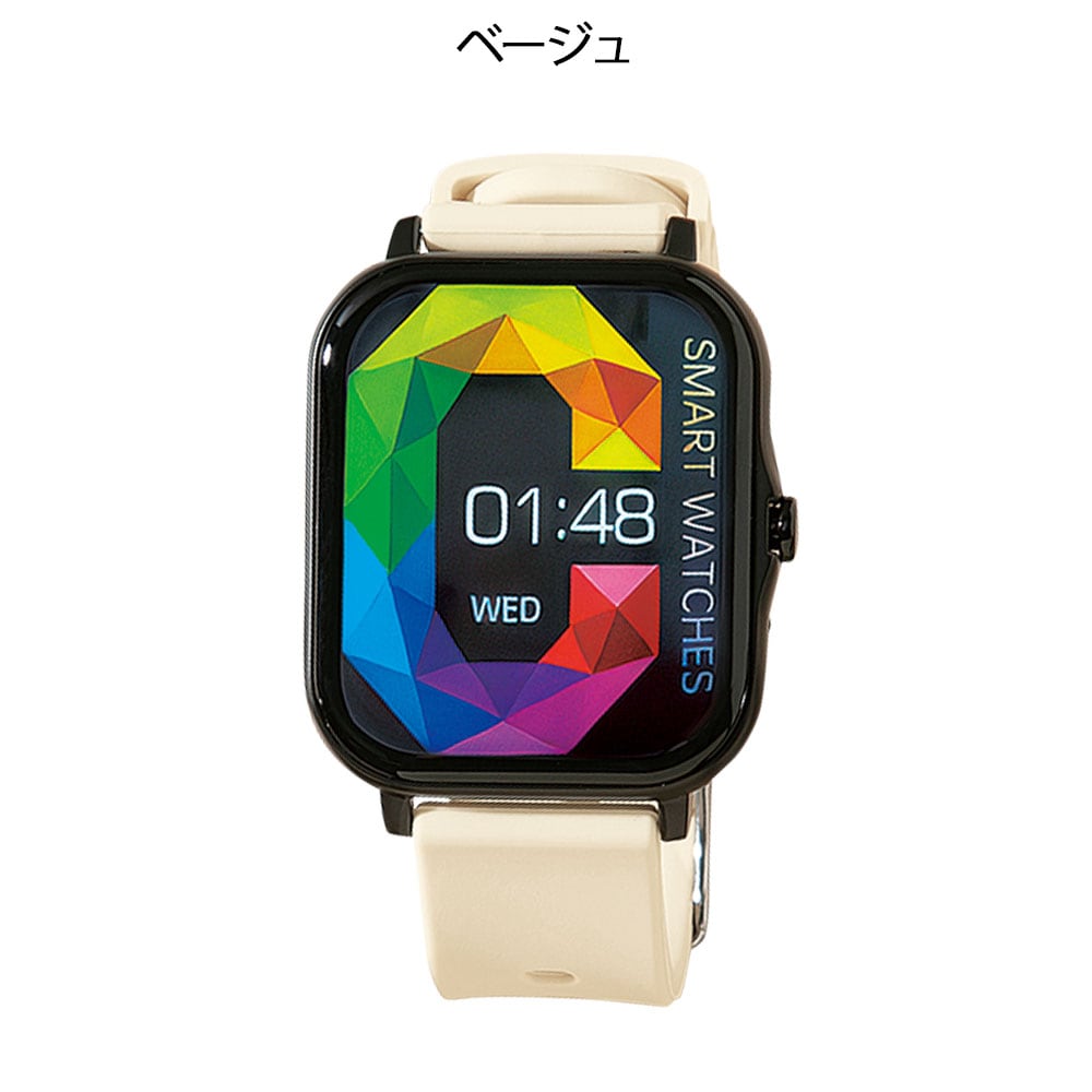 ommix 温度環境アラート付き健康管理スマートウォッチ WW23007