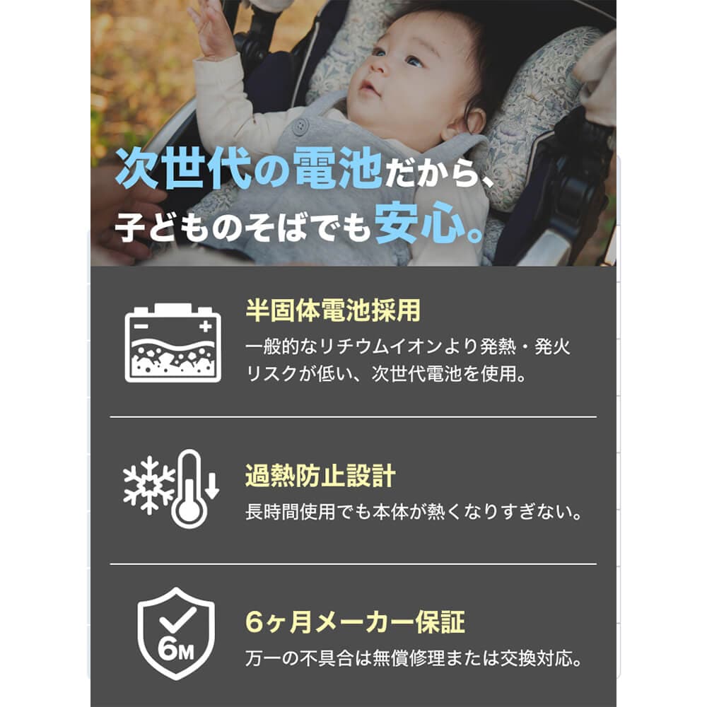 手ぶらクリップファン 爆風ファン