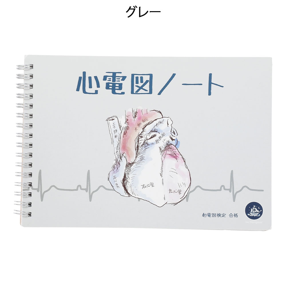 ECG PASS 記録ノートA5サイズ 80枚 心電図シリーズ