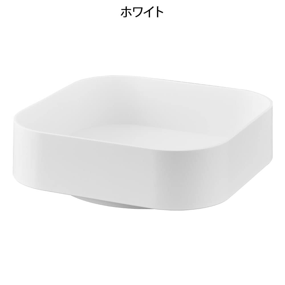 タワー 回転式収納ラック スクエア (山崎実業)