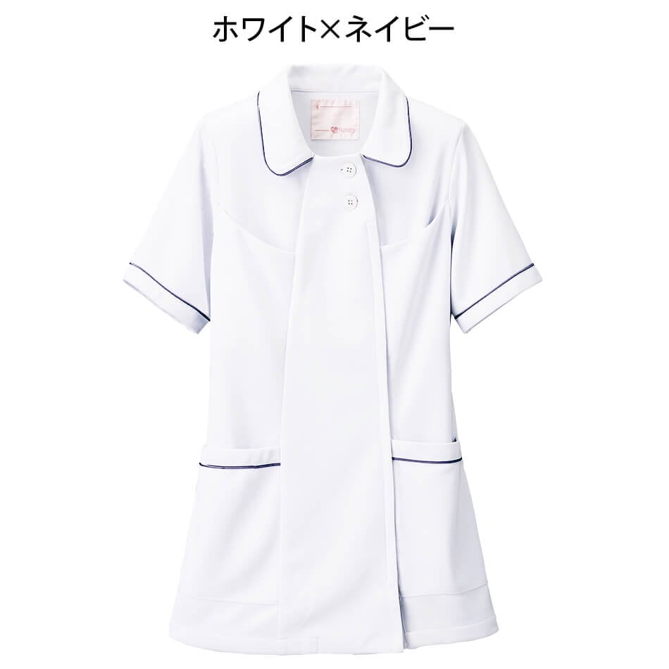 オープンカラーパイピングジャケット