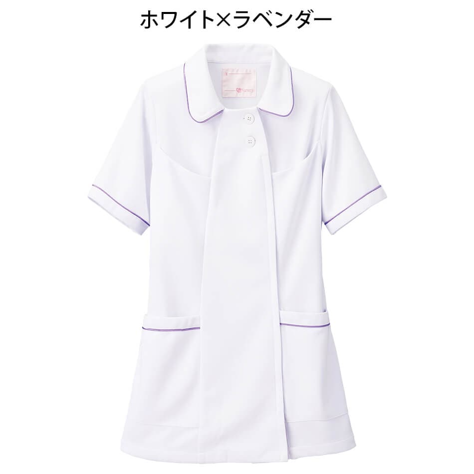 オープンカラーパイピングジャケット
