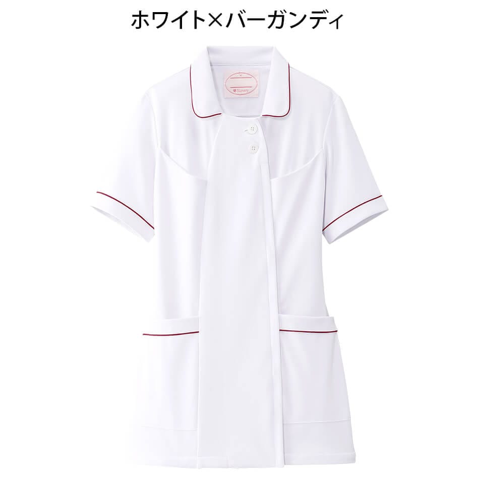 オープンカラーパイピングジャケット