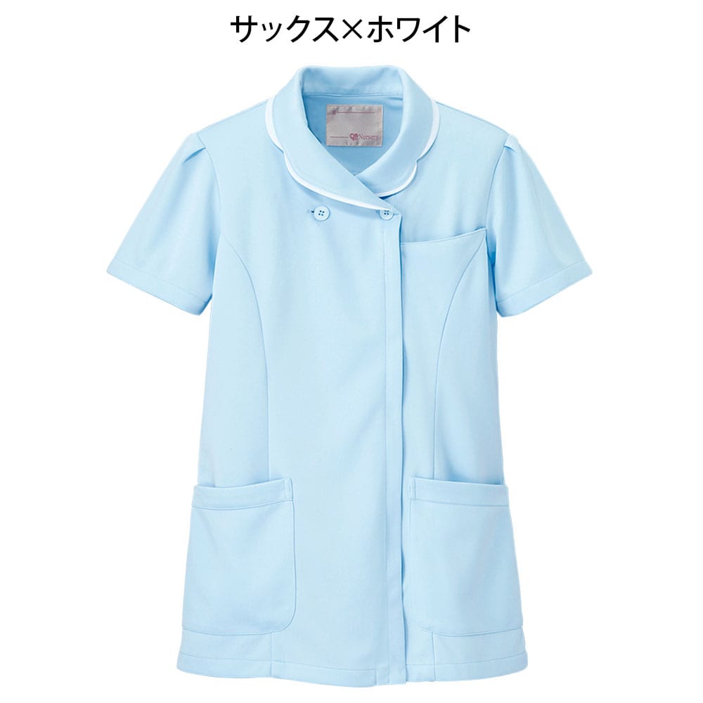 配色花衿ジャケット