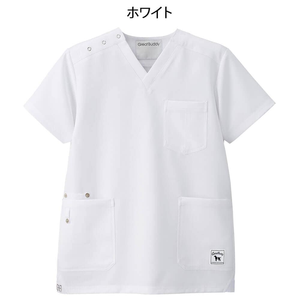 グレートバディ ヘリンボーンストレッチスクラブ(Unisex)