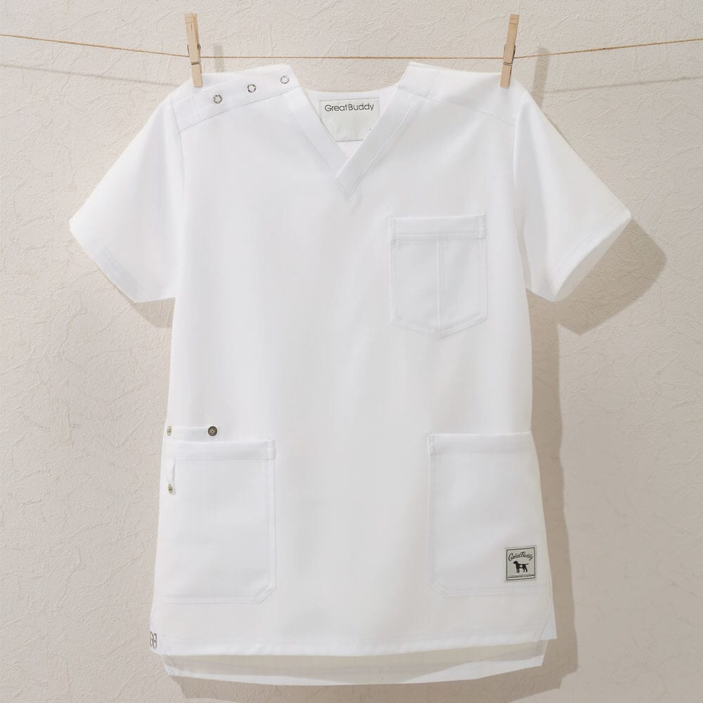グレートバディ ヘリンボーンストレッチスクラブ(Unisex)
