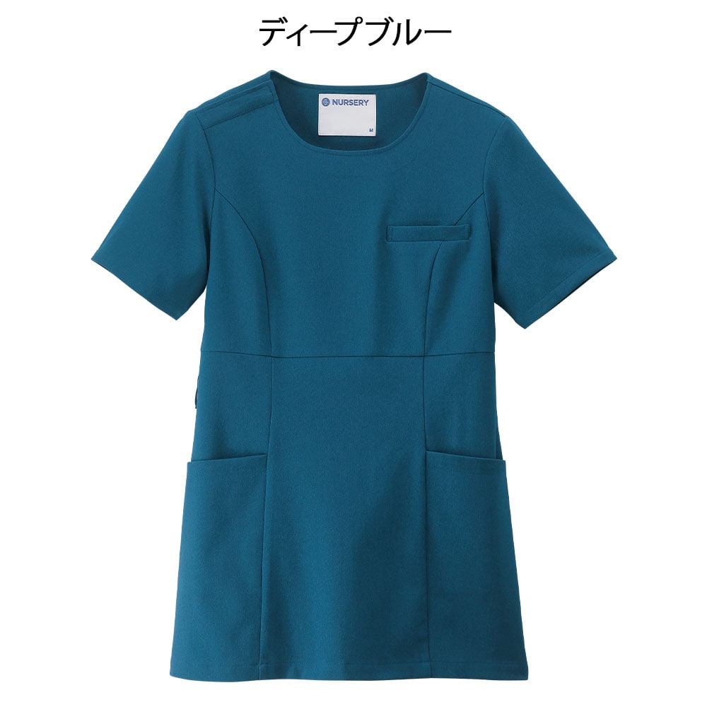 ウールライクストレッチラウンドカラージャケット