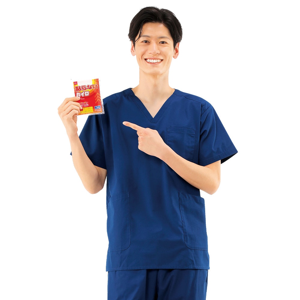 涼脇下ポケット付ベンチレーションスクラブ(男女兼用)