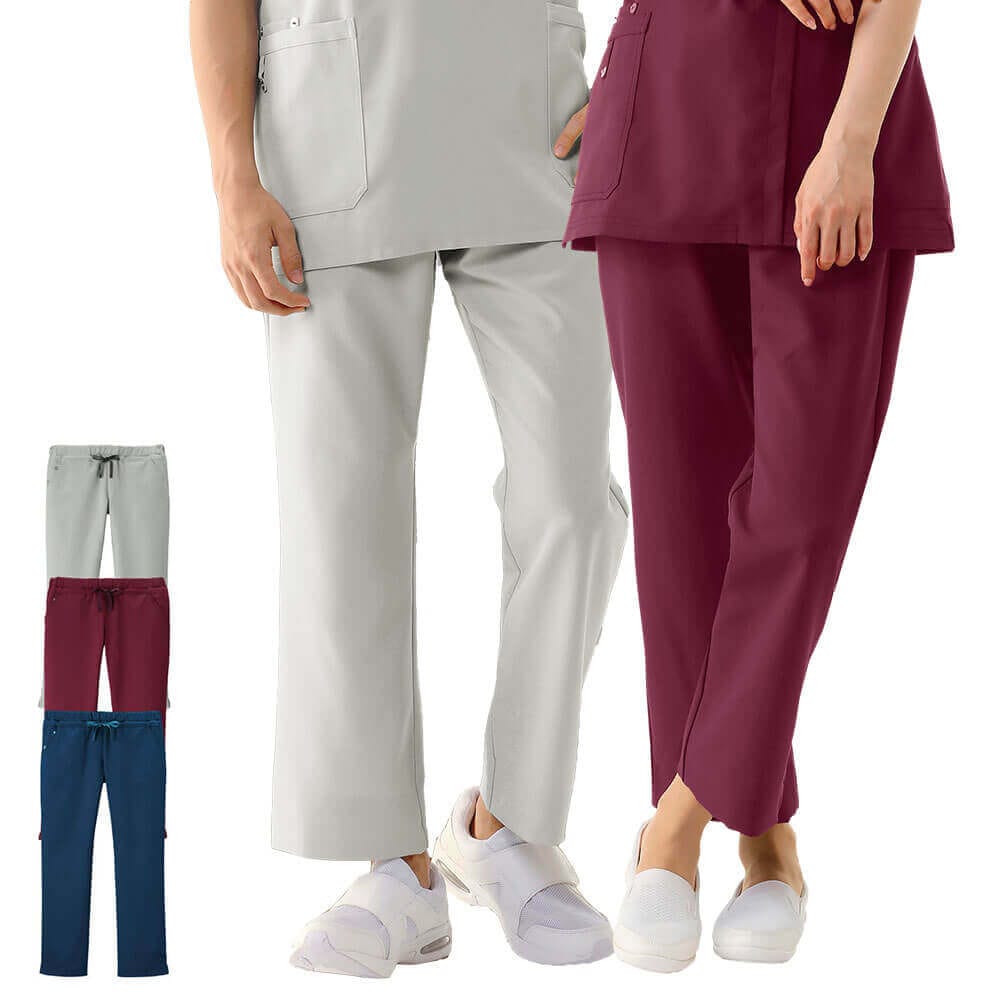 ヘリンボーンストレッチスクラブパンツ(unisex)