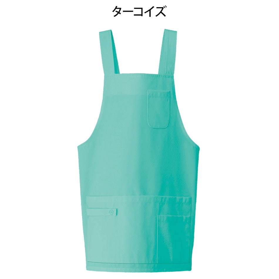 ループ機能付ショート丈エプロン